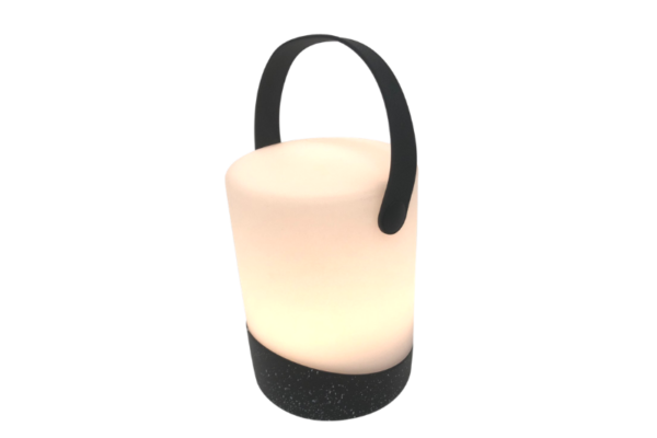 Campinglamp met speaker Mably Plus concrete