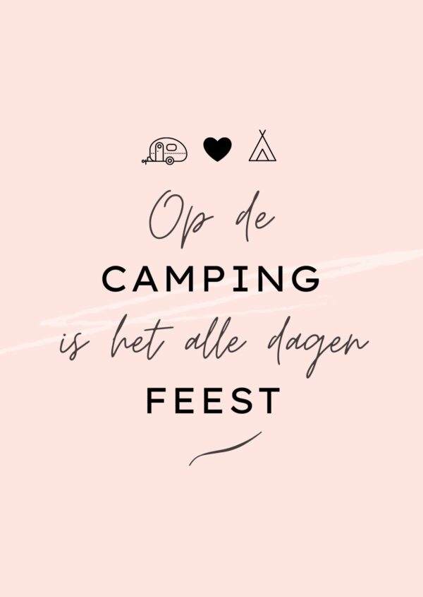 Set ansicht kaarten kamperen - Afbeelding 9