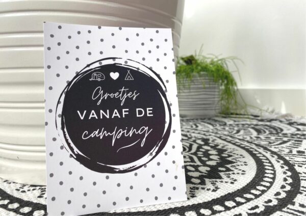 Set ansicht kaarten kamperen - Afbeelding 5