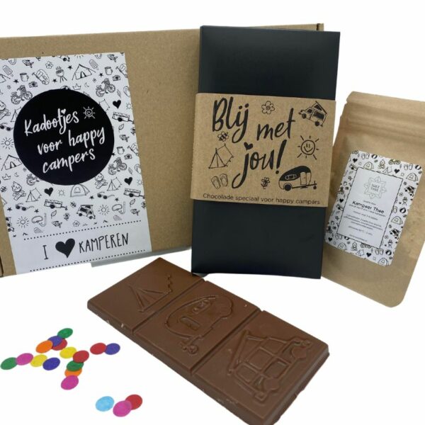 kampeerthee kampeerchocolade reep