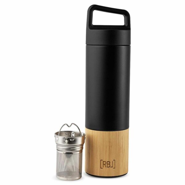 rebel outdoor thermosfles met theehouder zwart theethermos 530 ml 02