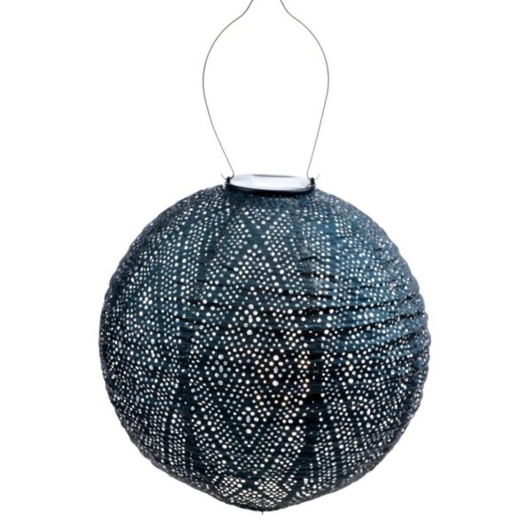 Lumiz solar lamp camping ikat rond 30 cm petrol 02