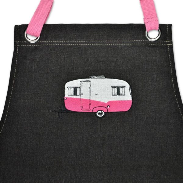 Camping schort roze caravan