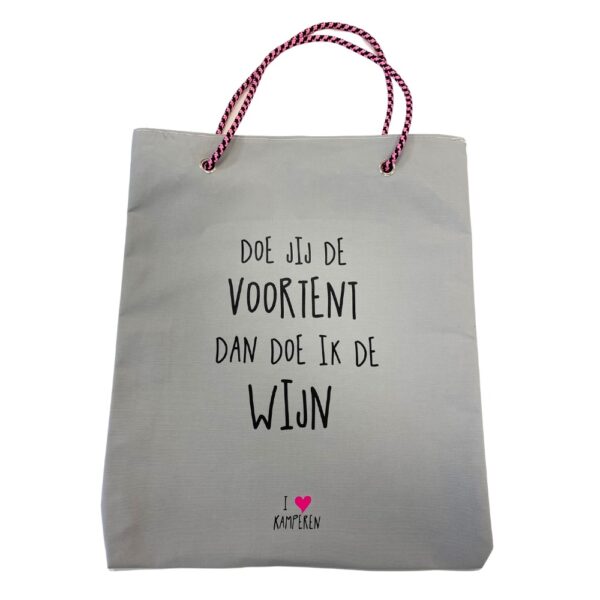 Tas van tentdoek voortent & wijn