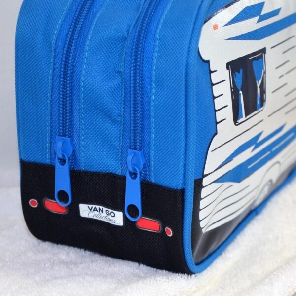 Toilettas caravan blauw - Van Go Collections
