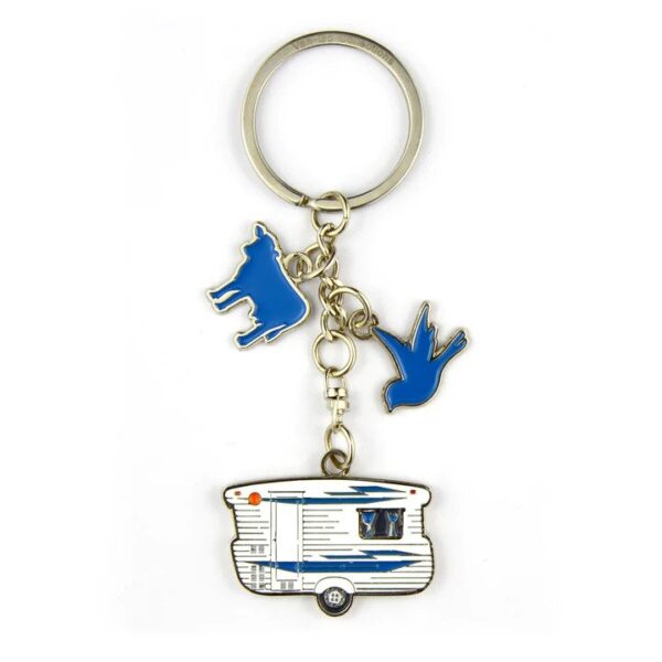 Sleutelhanger Bluey caravan