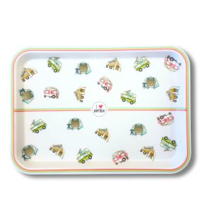 dienblad I Love Kamperen caravan camper vouwwagen tent