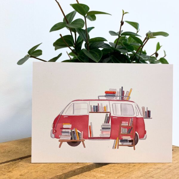 Ansichtkaart busje - Stationery Store