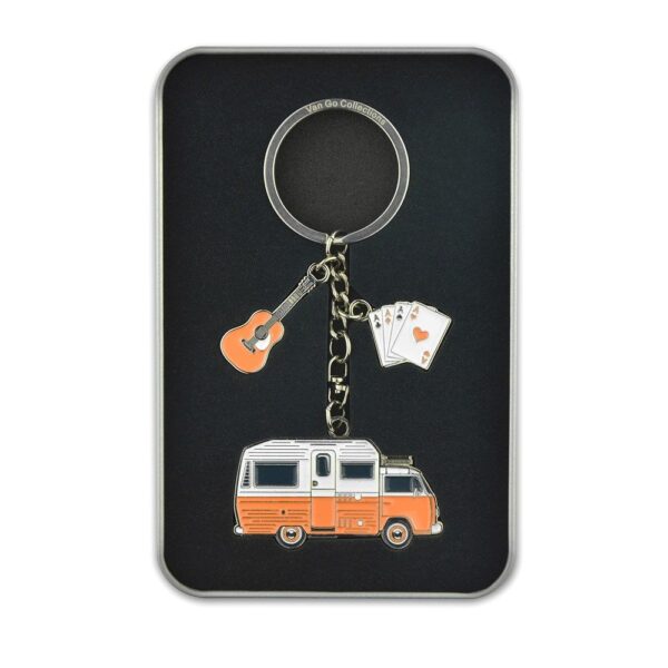sleutelhanger oranje camper van go