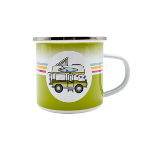 Emaille mok camper I Love Kamperen