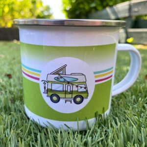emaille camping mok camper