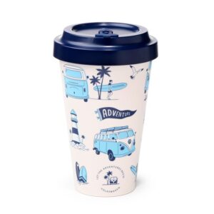 Reismok thermosbeker VW camper busje blauw