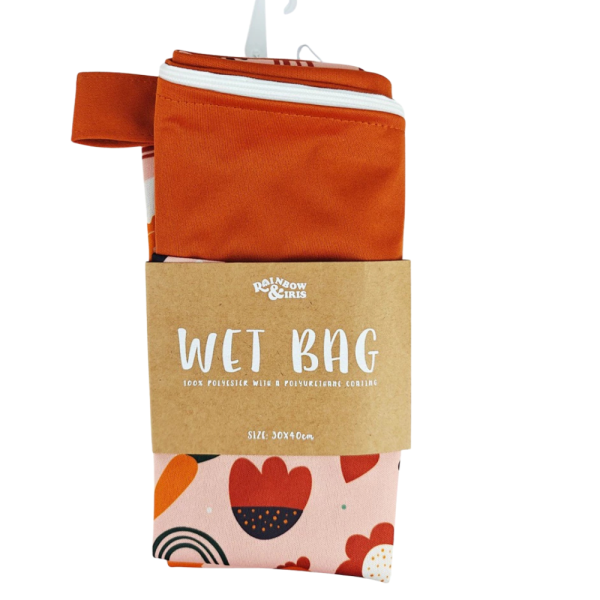 wet bag - waterdichte tas zak met ritsen Boho Bloom