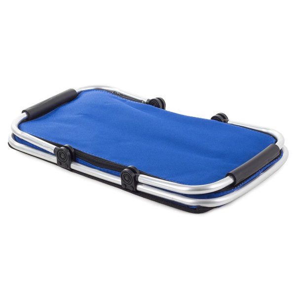 picknickmand koeltas opbergen camping blauw