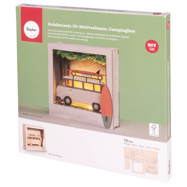 modelbouw camper lightbox 3d