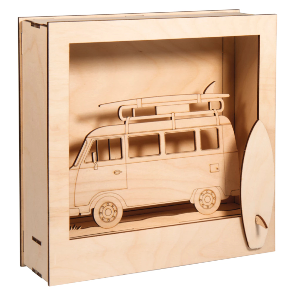 modelbouw camper lightbox 3d