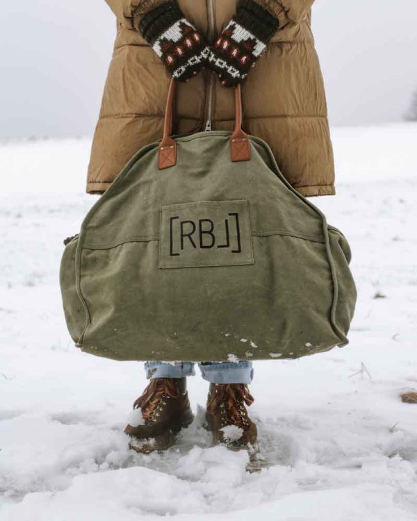 grote groene tas canvas rebel outdoor