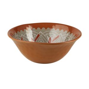 serveerschaal saladekom 28 cm oranje rebeloutdoor