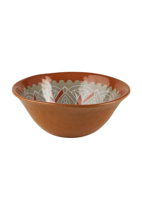 serveerschaal saladekom 28 cm oranje rebeloutdoor