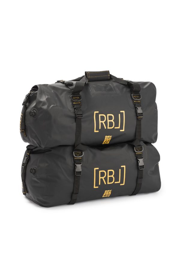 weekendtas zwart waterdicht tarpaulin 40 liter rebel outdoor