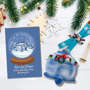 voordeelset kerstornament en setje kerstkaarten SVR