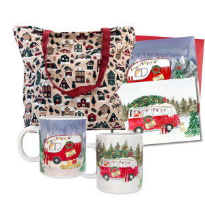 kamperen kerst set voordeel