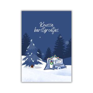 kerstkaart kamperen svr vouwwagen