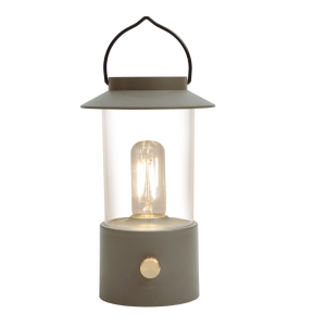 campinglamp oplaadbaar dimbaar olijfgroen